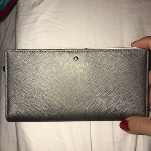 ****Sold***** Silver Kate Spade Wallet
